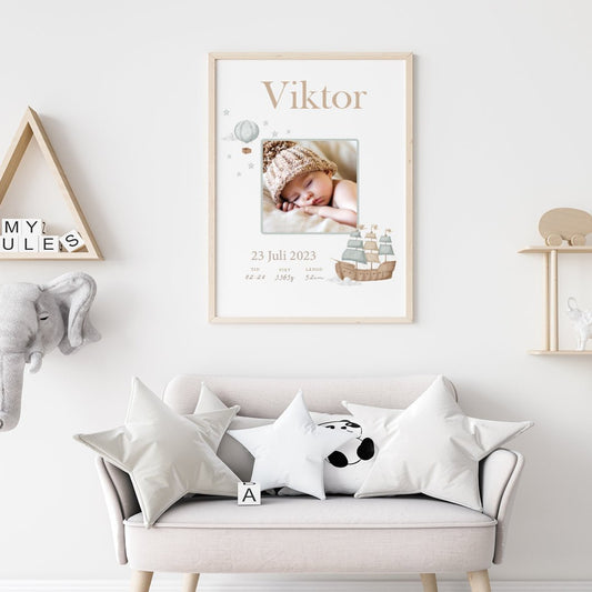 Namntavla Eget foto - Skepp - Dekortorget