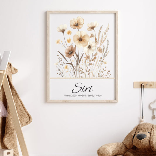 Namntavla Blomsteräng - Dekortorget