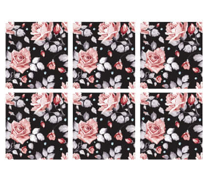 Kakeldekor blommor rosor - Dekortorget