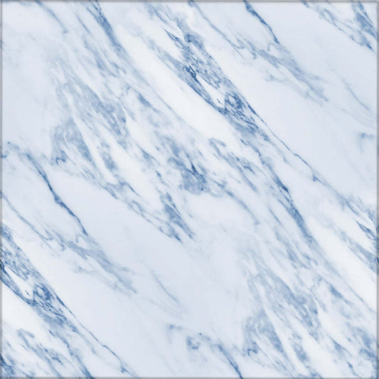 Kakeldekor marmor ljusblå - Dekortorget