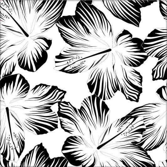 Kakeldekor blommor hibiskus - Dekortorget