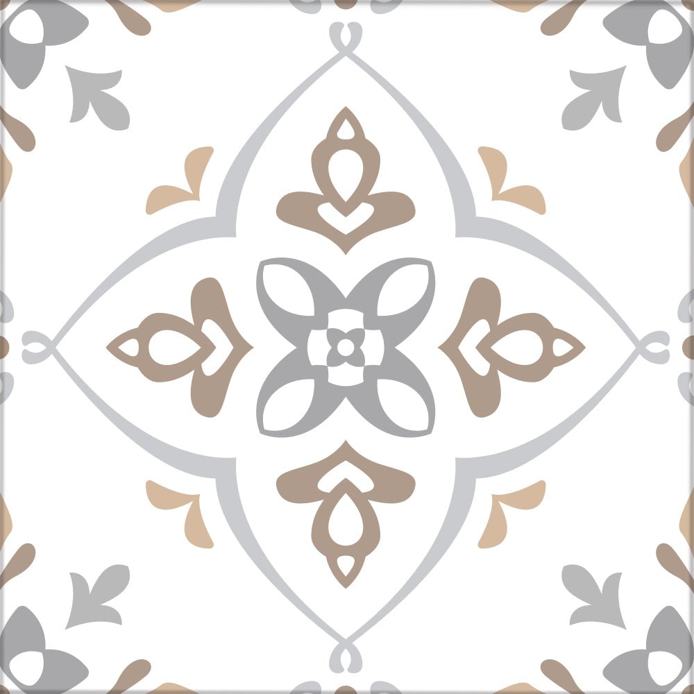 Kakeldekor vintage 7 beige - Dekortorget