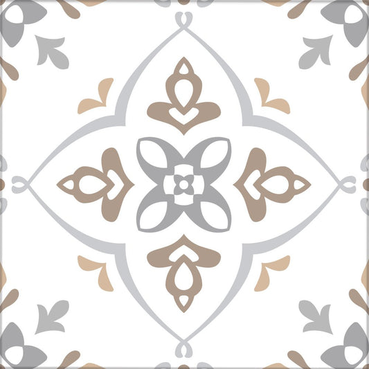 Kakeldekor vintage 7 beige - Dekortorget