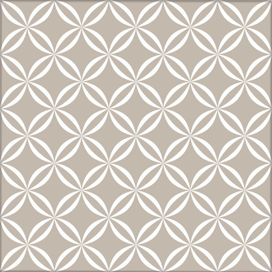 Kakeldekor abstrakt beige - Dekortorget