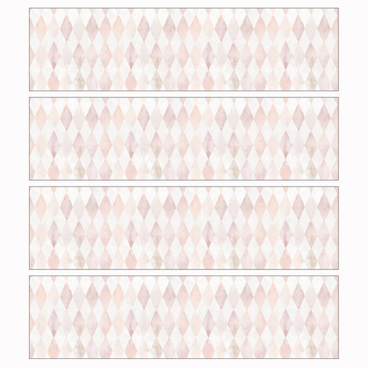 Dekorfolie till IKEA MALM – Rosa rutor