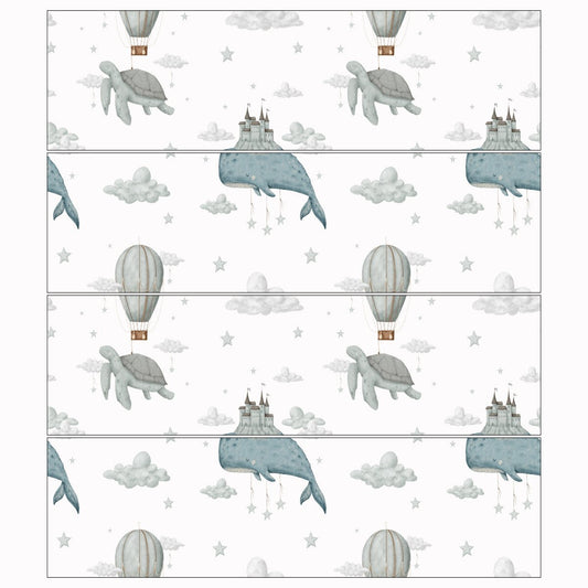 Dekorfolie till IKEA MALM –Luftballonger