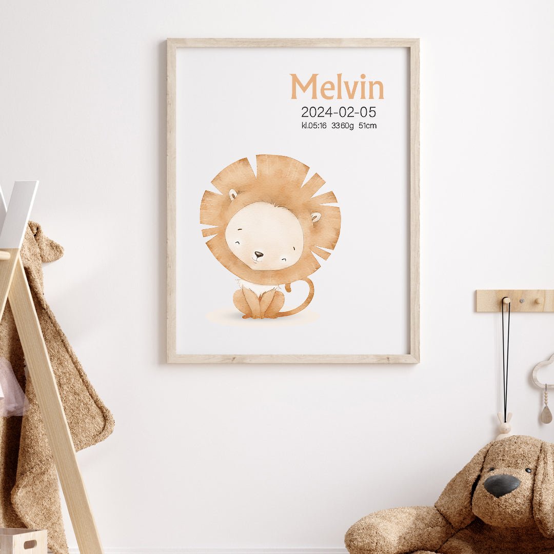 Namntavla lejon - Dekortorget