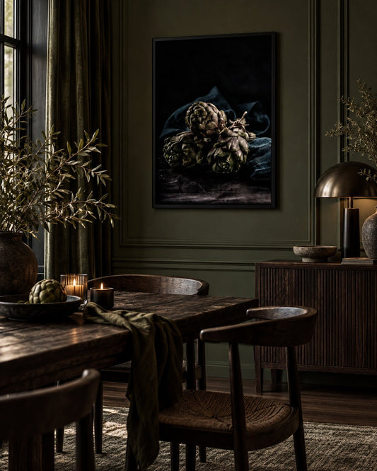 Poster Artichoke Dark