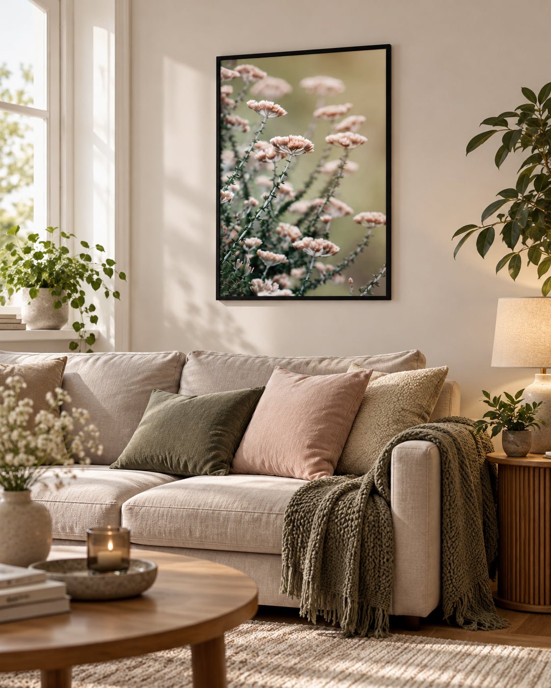 Poster Pink flowers