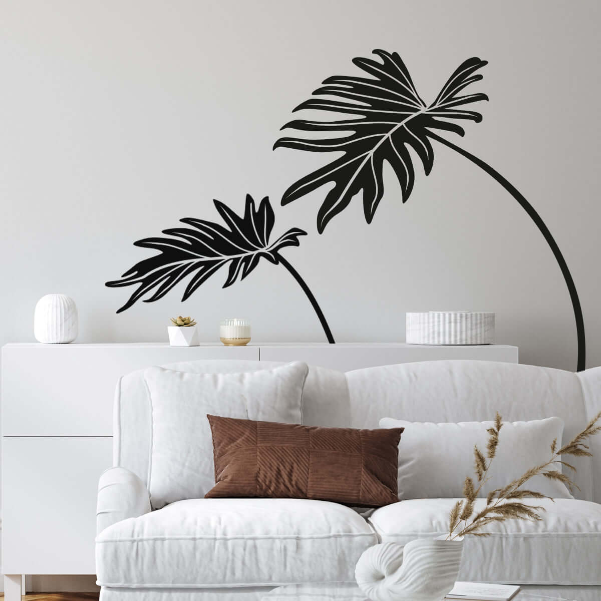 Väggdekor monstera blad