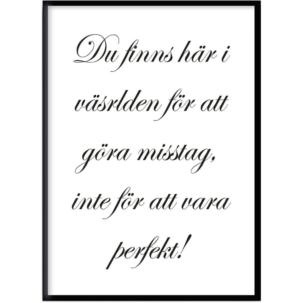 Posters text - Dekortorget