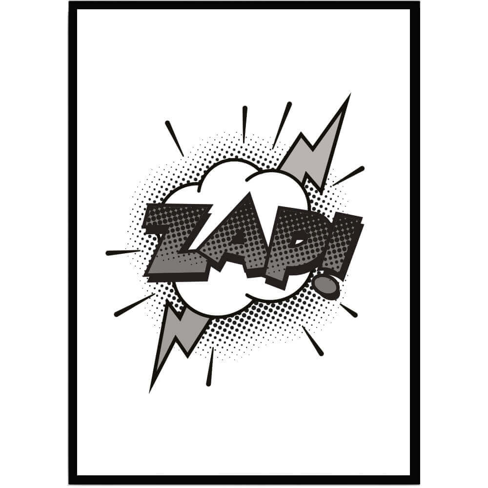 Poster Zap! - Dekortorget