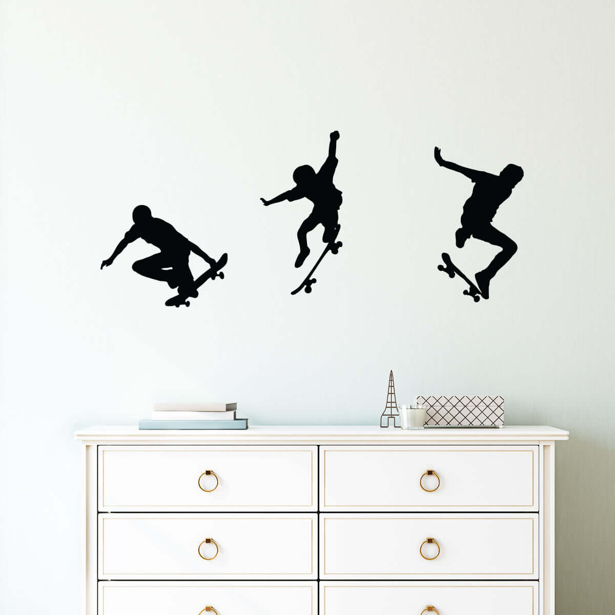 Väggdekor skate 3st - Dekortorget