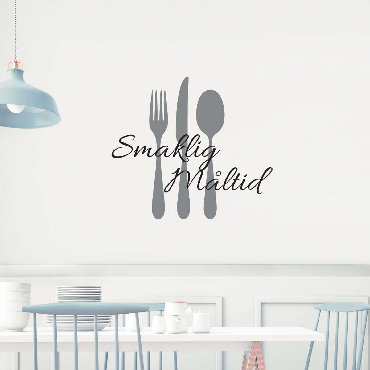 Väggtext smaklig måltid - Dekortorget