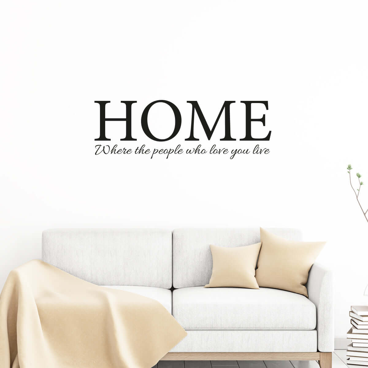 Väggord Home 1