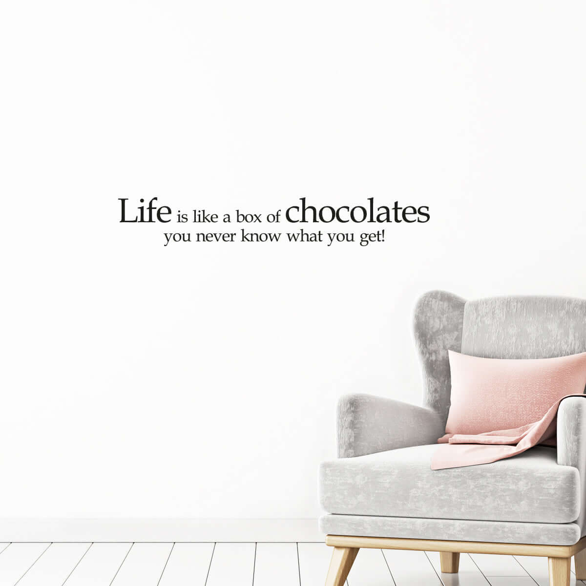 Väggord Box of chocolates