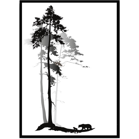 Poster Träd 1 - Dekortorget