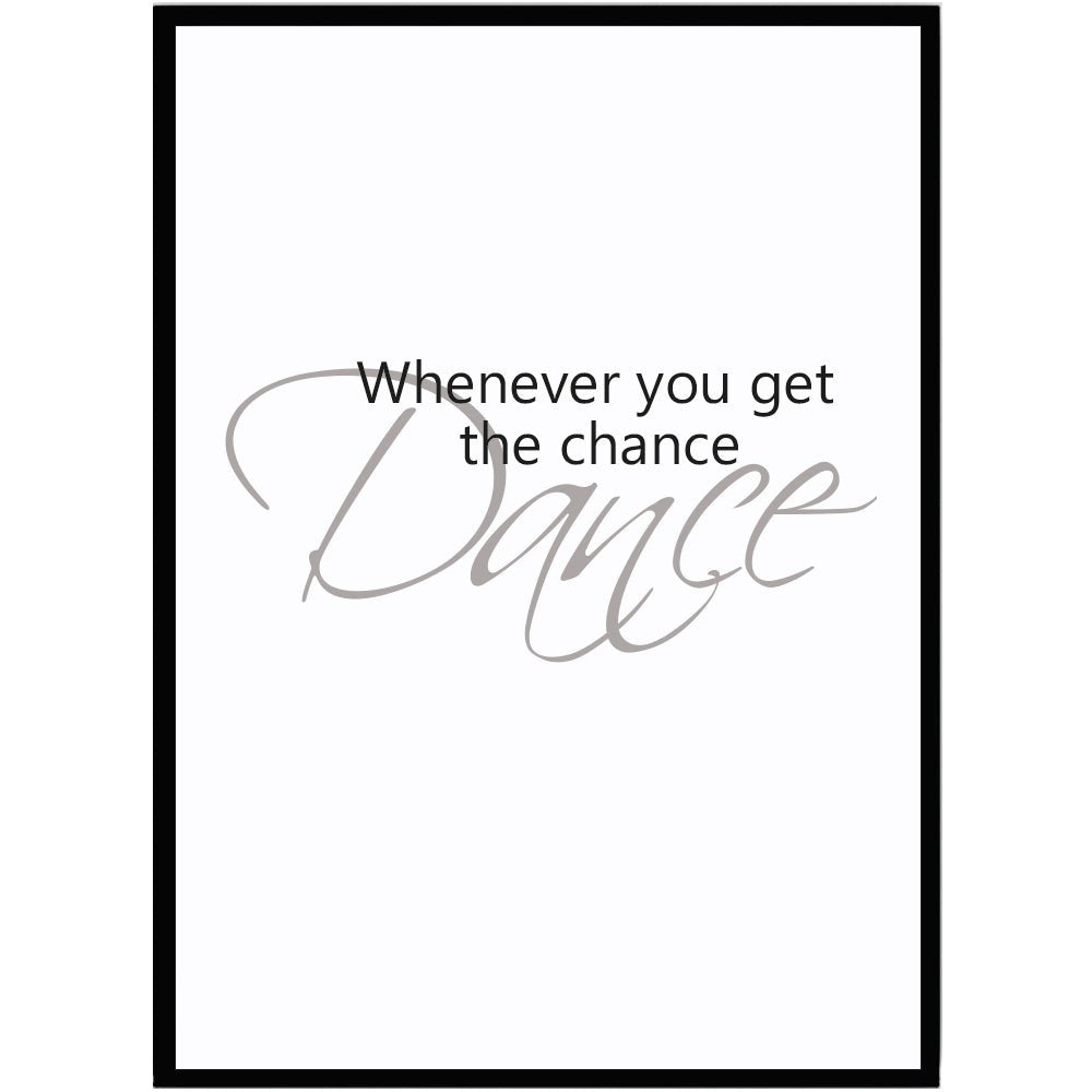 Poster Dance - Dekortorget