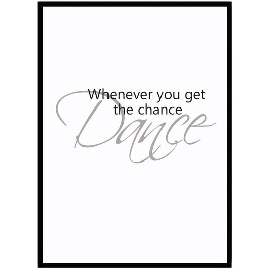 Poster Dance - Dekortorget