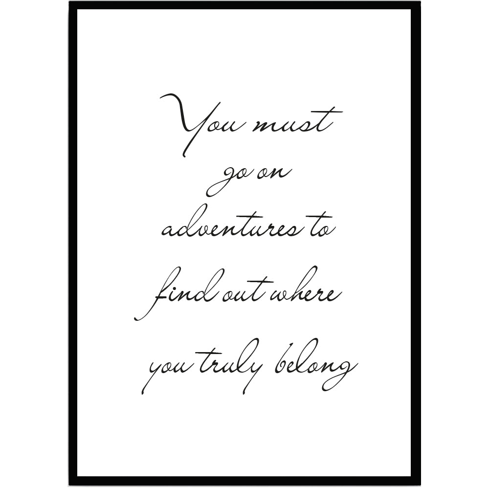 Poster Adventures - Dekortorget