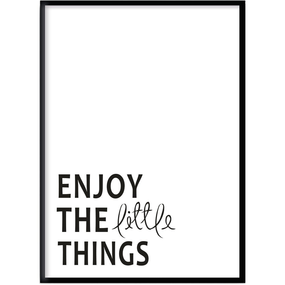 Poster Enjoy - Dekortorget