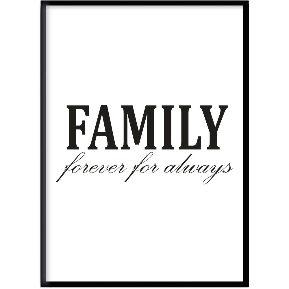 Poster Family - Dekortorget