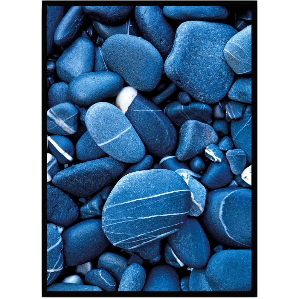 Poster Blue stones - Dekortorget