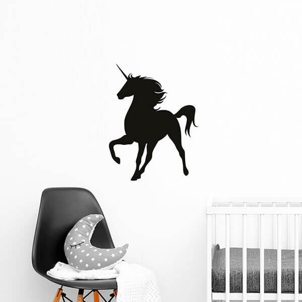 Väggdekor Enhörning 1 - Dekortorget