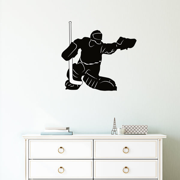 Väggdekor hockey målvakt