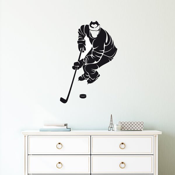 Väggdekor hockeyspelare 2 - Dekortorget