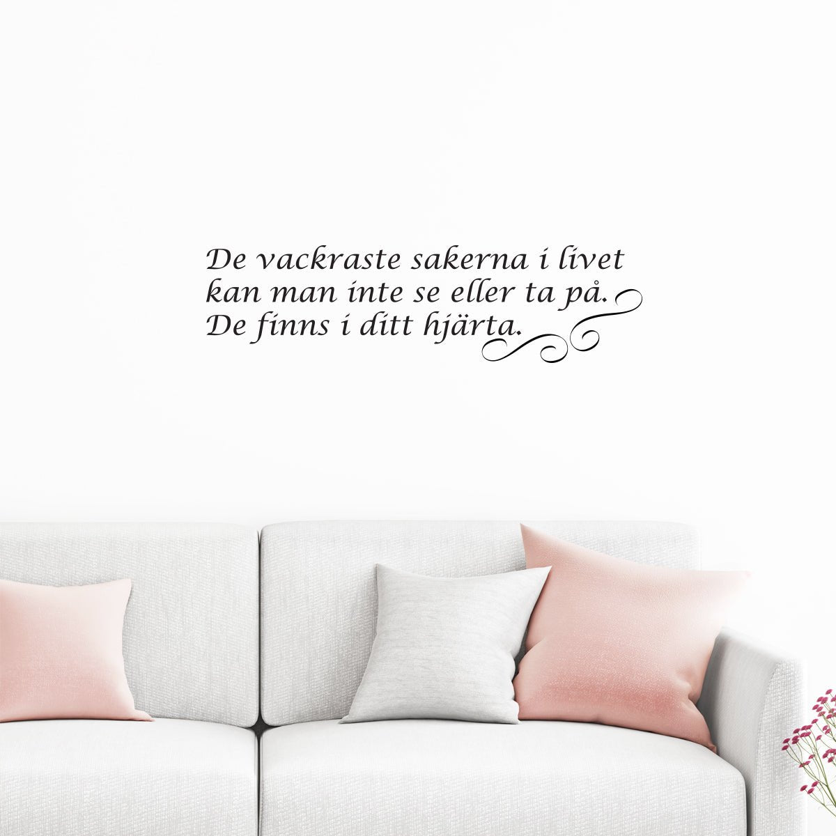 Väggord de vackraste sakerna - Dekortorget