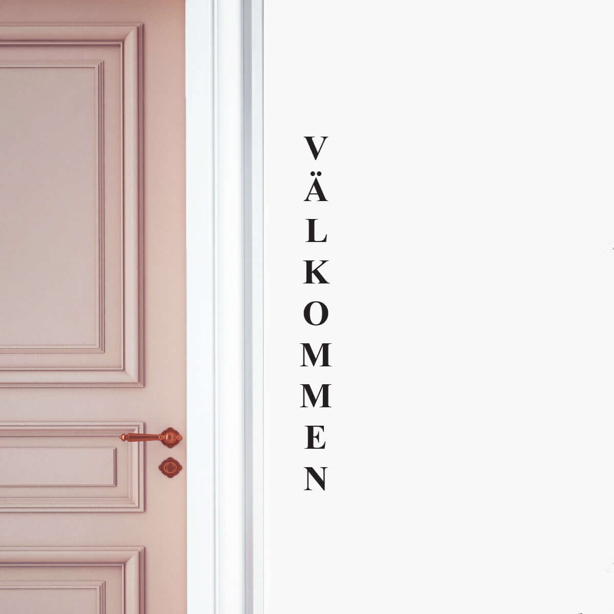 Väggord Välkommen 2