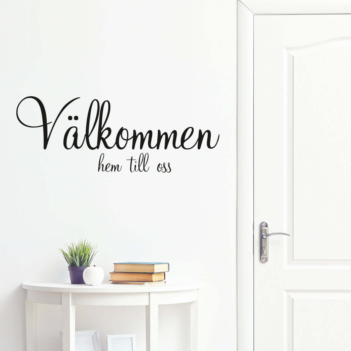 Väggord Välkommen hem till oss 1