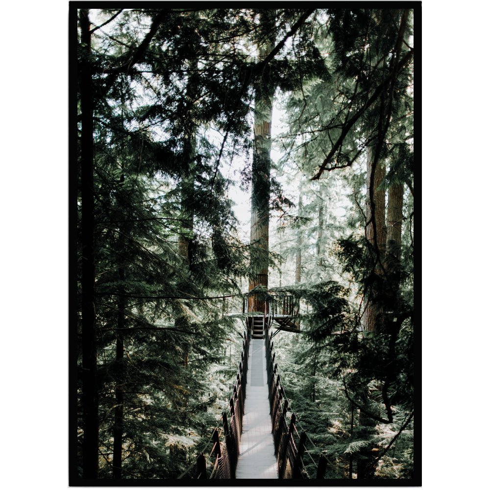 Poster Forest bridge - Dekortorget