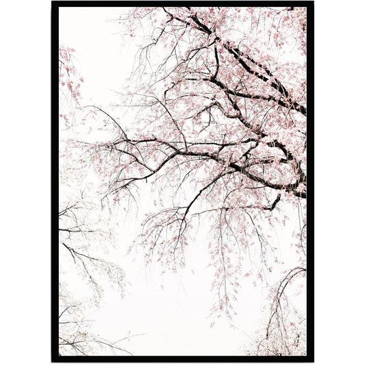 Poster Tree pink - Dekortorget