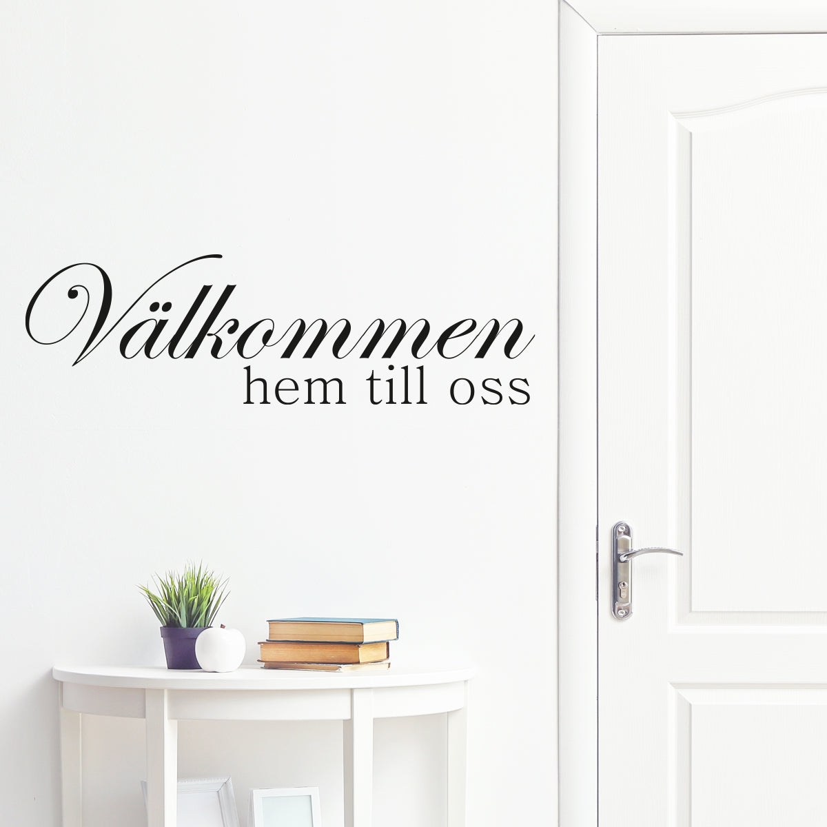 Väggord Välkommen hem till oss 3