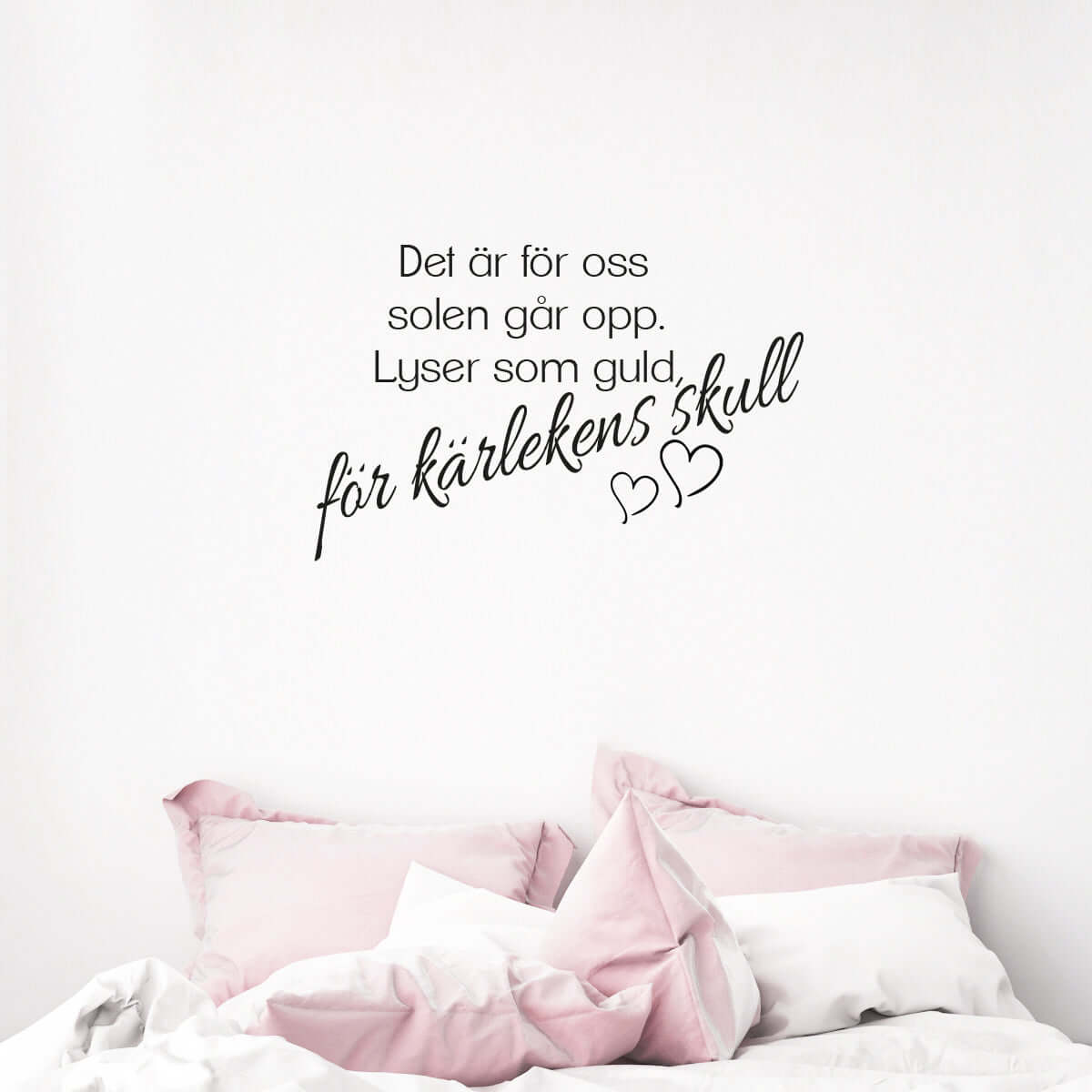 Väggord För kärlekens skull - Dekortorget