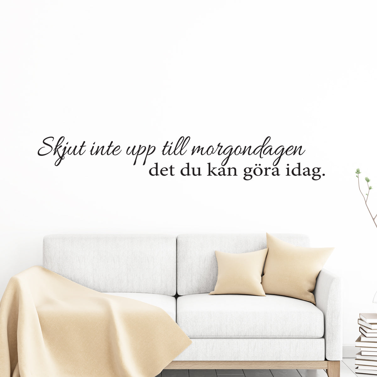 Väggord Morgondagen