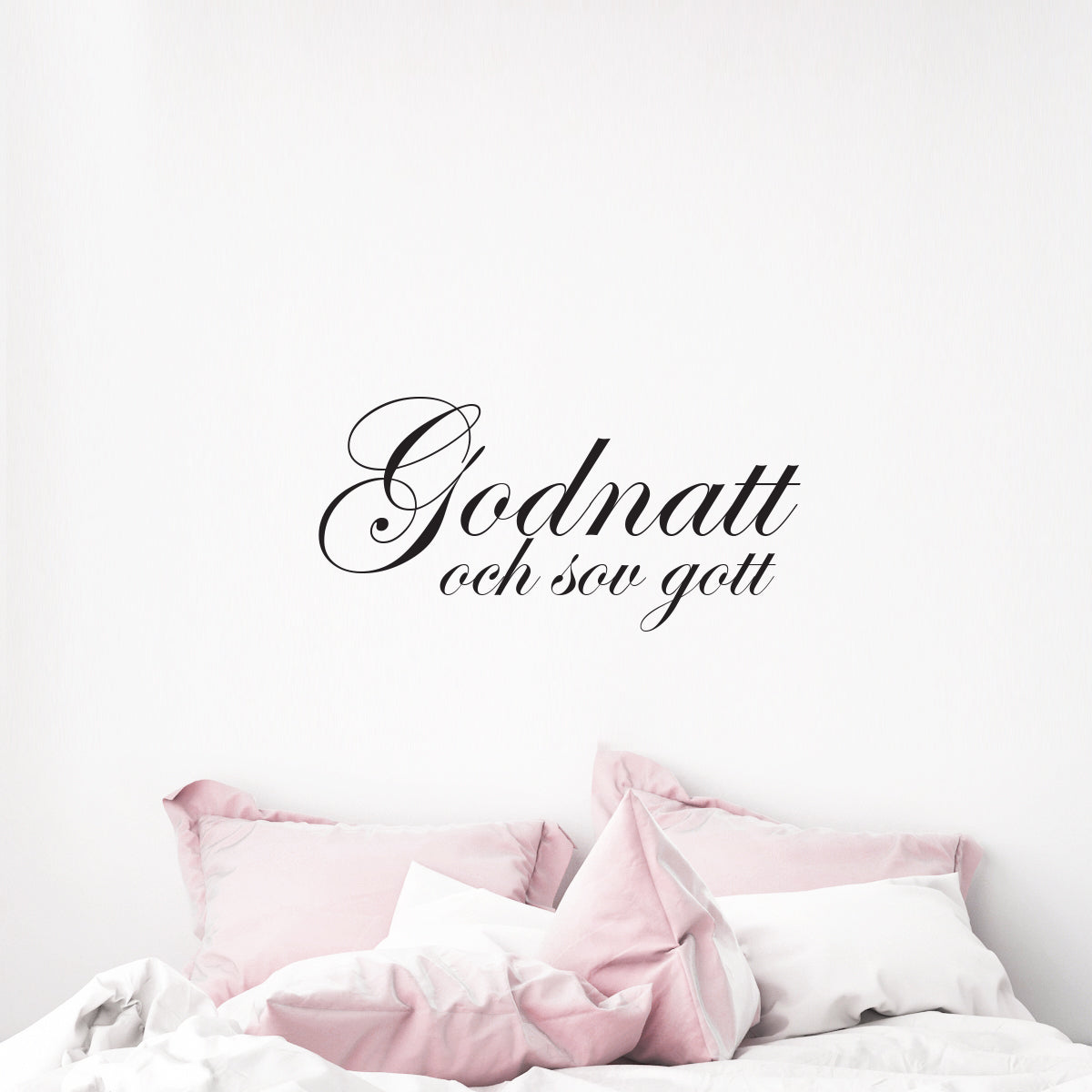 Väggord Godnatt