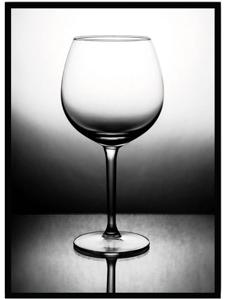 Poster Wine glas - Dekortorget