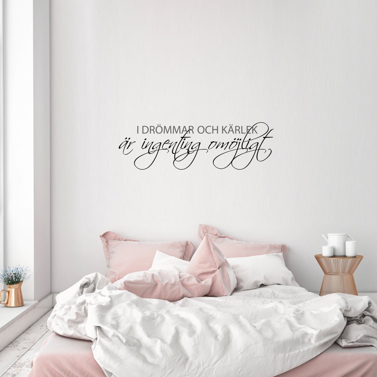 Väggord Drömmar - Dekortorget