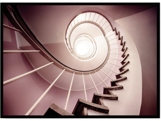 Poster Spiraltrappa - Dekortorget