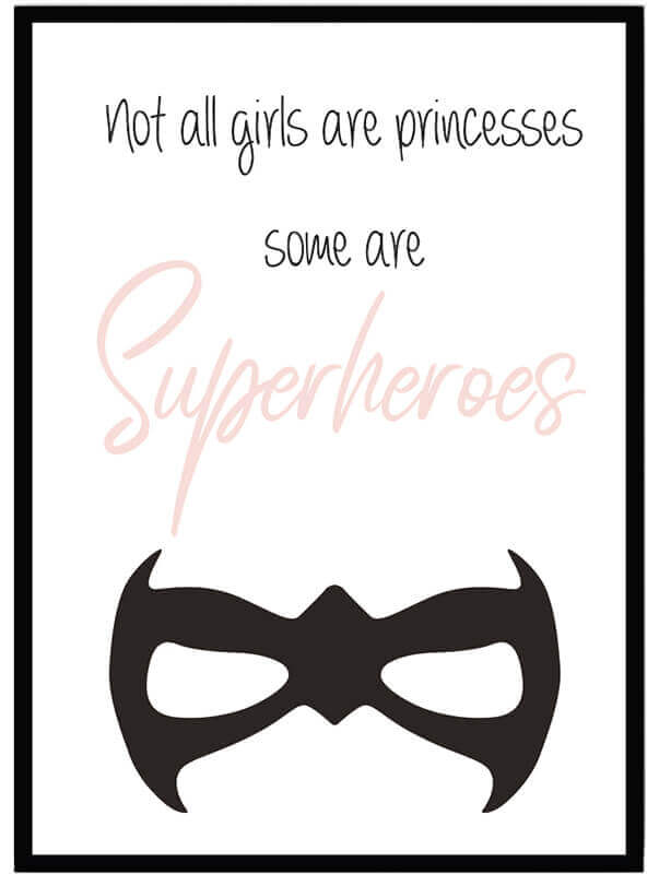 Poster Superheroes - Dekortorget