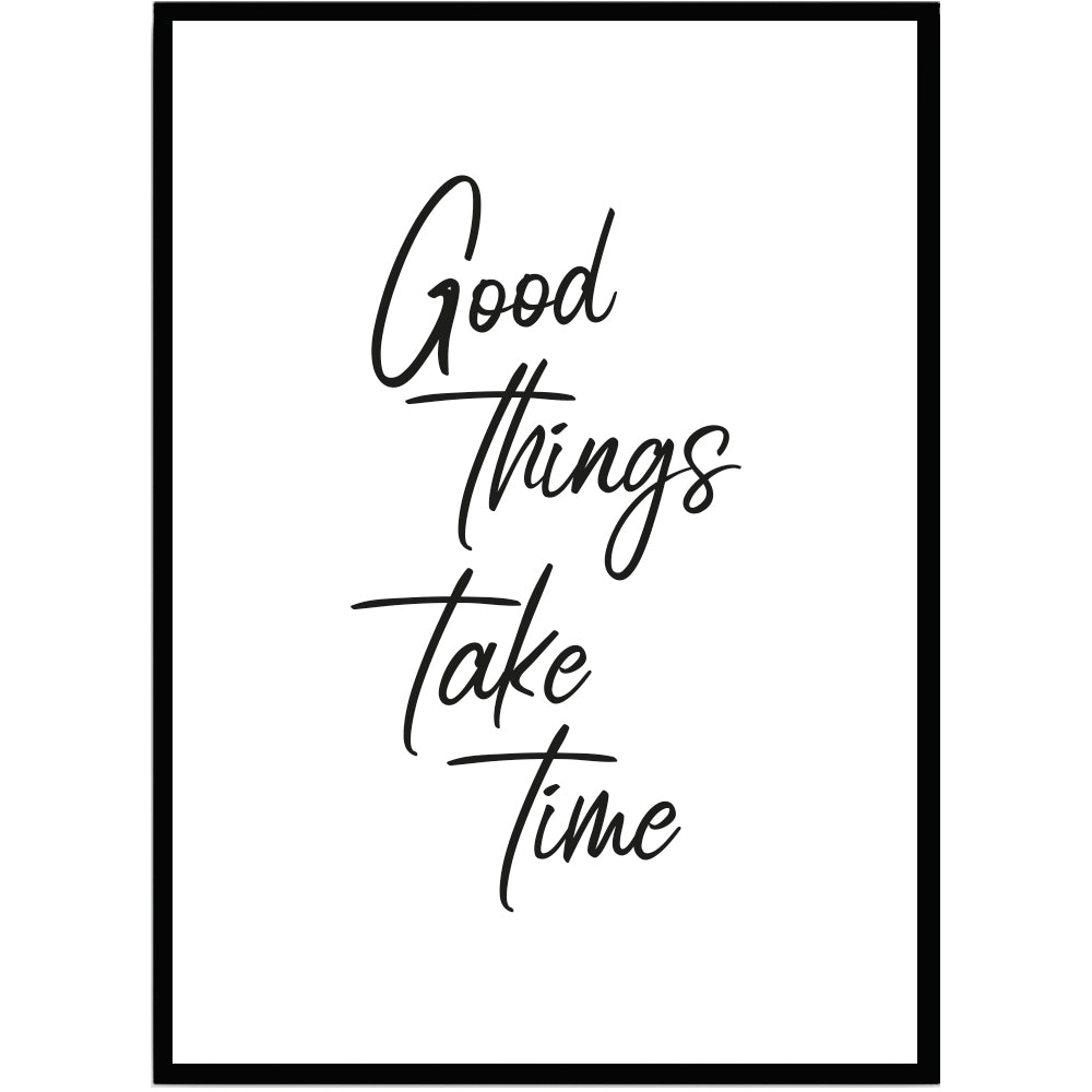 Poster Good things - Dekortorget