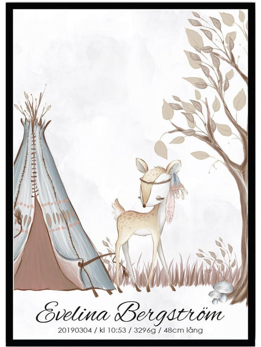 Namntavla Hjort - Dekortorget