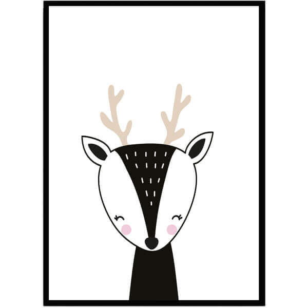 Poster Little deer - Dekortorget