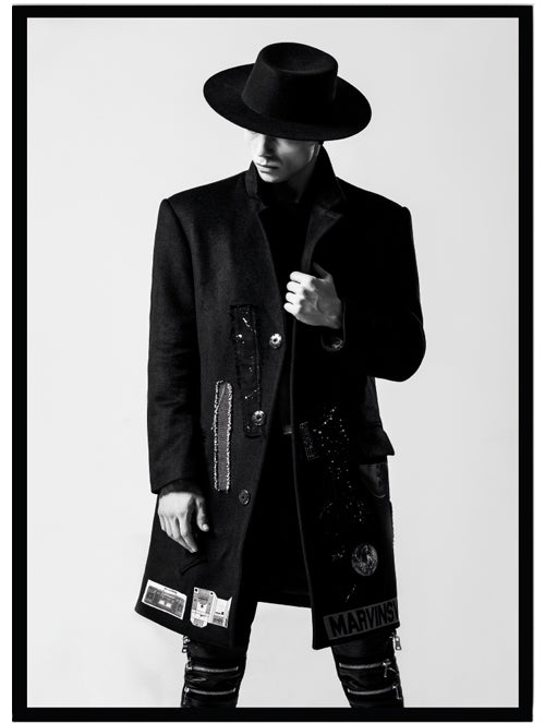 Poster Man in coat