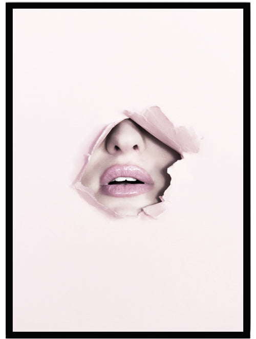 Poster Lips pink