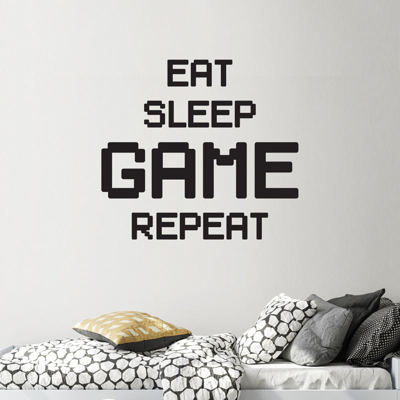 Väggdekor Eat, sleep..