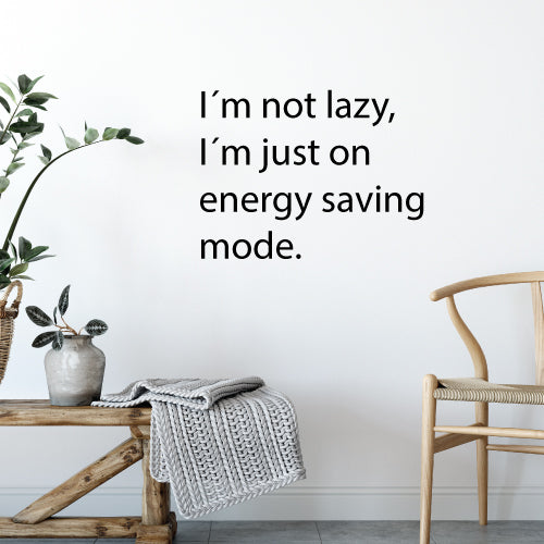 Väggord Energy saving mode